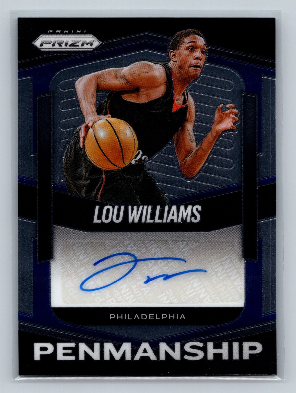 Lou Williams 2025-26 Panini Prizm Penmanship Auto #PEN-LWP 76ers