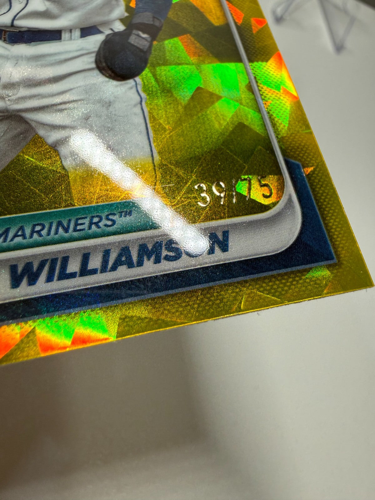 Ben Williamson 2024 Bowman Chrome 1st Saphhire Yellow Refractor /75 #BCP-67