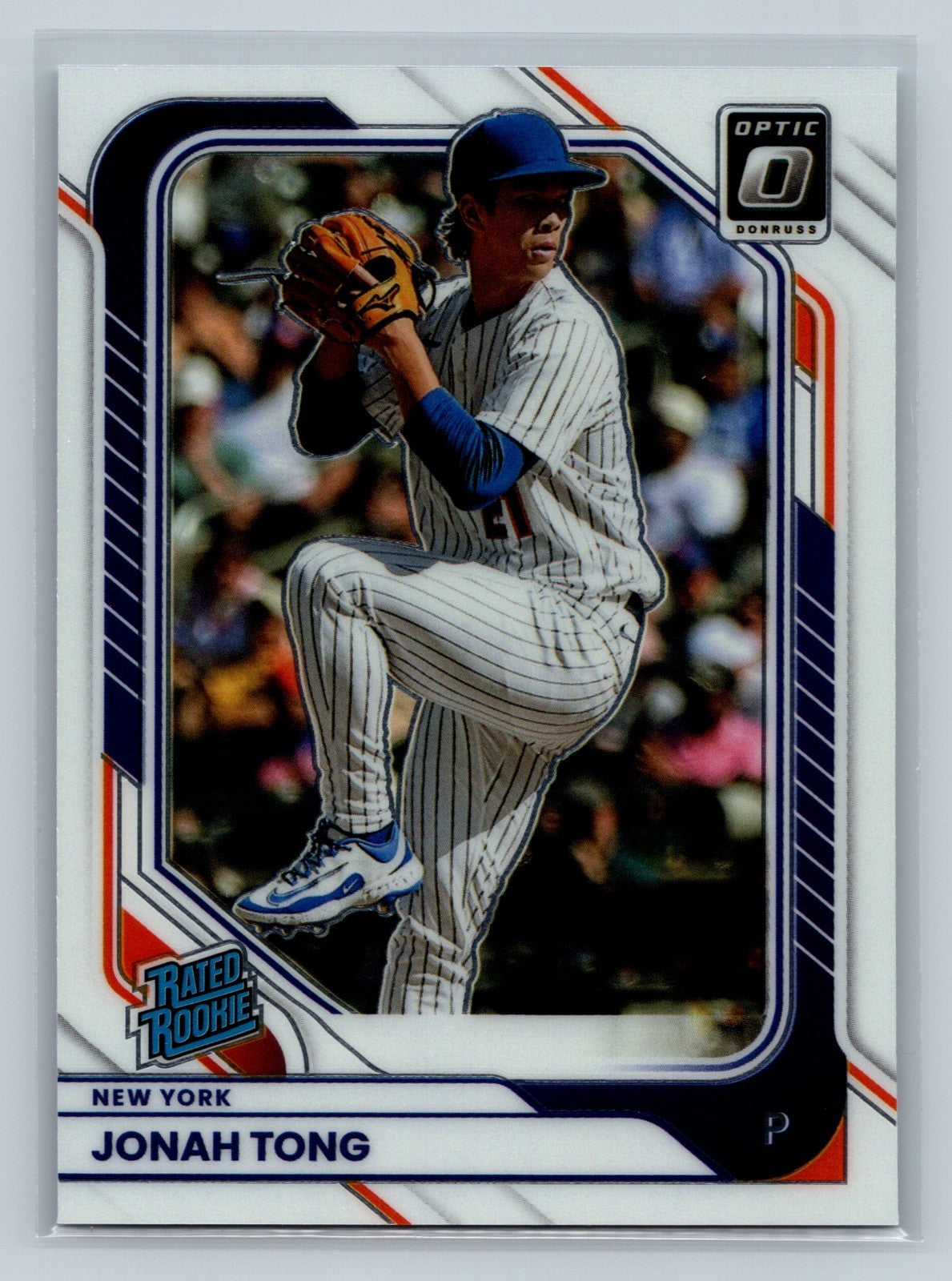 Jonah Tong 2026 Panini Donruss Optic Rated Rookie #84 Mets