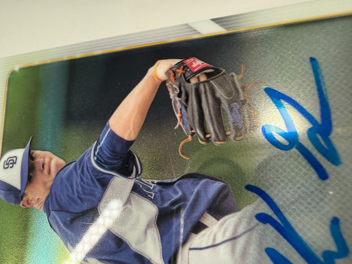 MacKenzie Gore 2018 Bowman Chrome Prospect Auto #CPA-MGO Padres