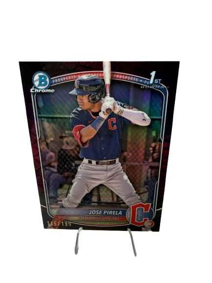 Jose Pirela 2025 Bowman Chrome 1st Fuchsia Magenta Refractor /199 #BCP-111