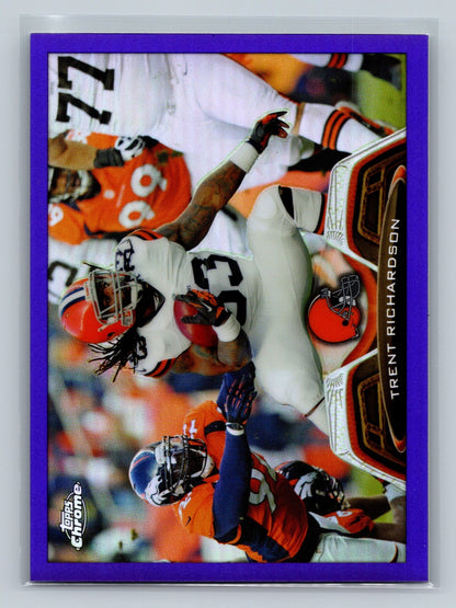 Trent Richardson 2013 Topps Chrome Purple Refractor /499 #164 Browns