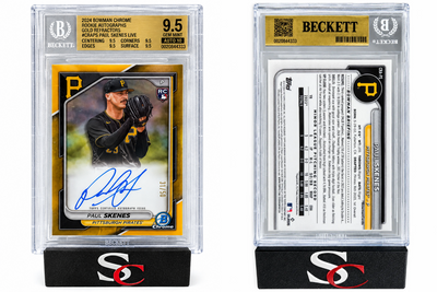 Paul Skenes 2024 Bowman Chrome Gold Refractor RC Auto /50 #CPA-PS BGS 9.5