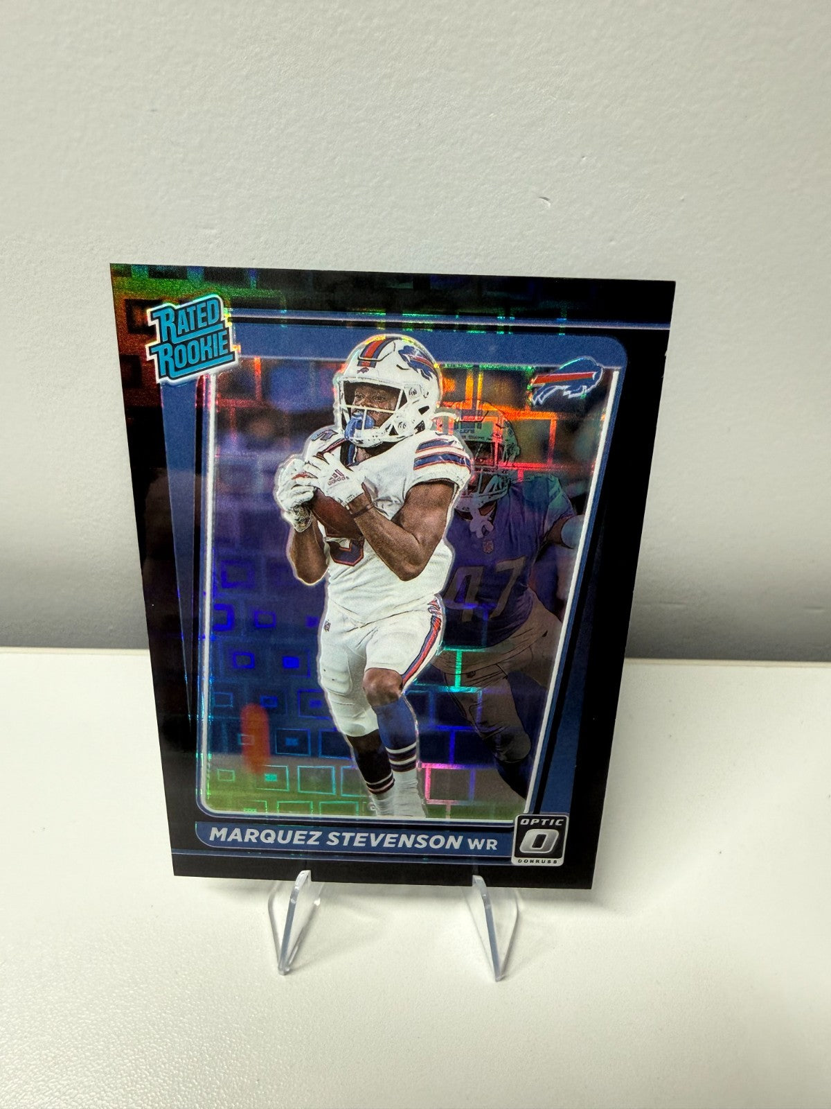 Marquez Stevenson 2021 Panini Donruss Optic Rated Rookie Black Pandora /25