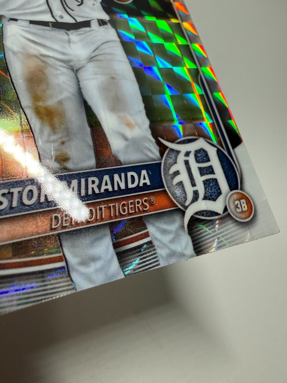 Nestor Miranda 2025 Bowman Chrome 1st Geometric Refractor /499 #Tigers