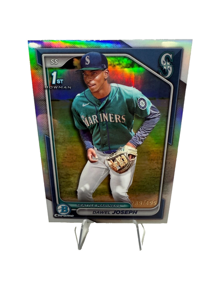 Dawel Joseph 2024 Bowman Chrome 1st Refractor /499 #BCP-176 Mariners
