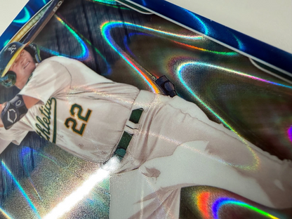 Will Simpson 2025 Bowman Chrome 1st Blue RayWave Refractor /150 #BCP-35