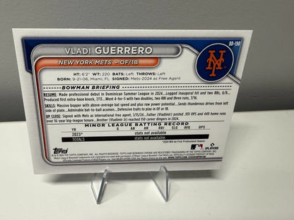 Vladi Guerrero 2024 Bowman Draft Blue /150 #BDC-190 Mets