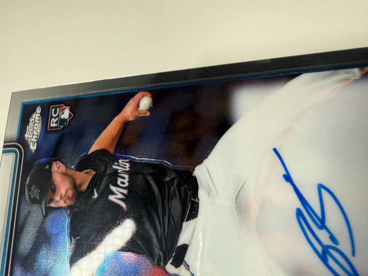 Austin Kitchen 2025 Topps Chrome Auto RC #RA-AKI Marlins