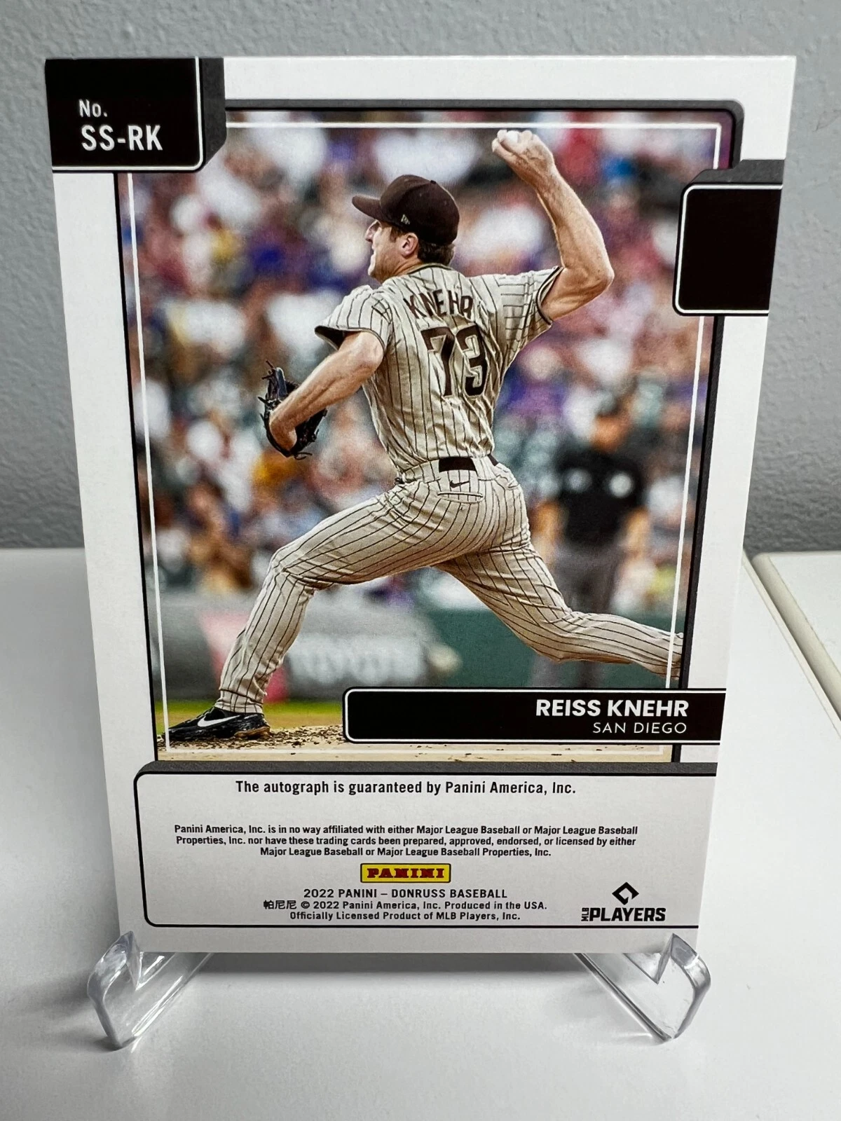 Reiss Knehr 2022 Panini Donruss Optic Signature Series Holo Prizm Auto #SIGS-RK