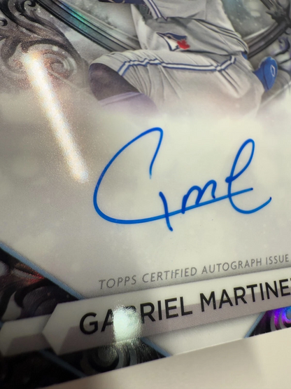 Gabriel Martinez 2023 Bowman Sterling Prospect Silver Refractor Auto /100 #PA-GM