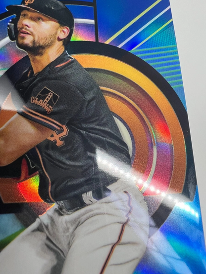 Michael Conforto 2023 Topps Finest Blue Refractor /150 #45 Giants