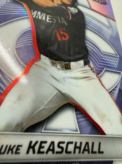 Luke Keaschall 2025 Bowman's Best Refractor RC #70 Twins