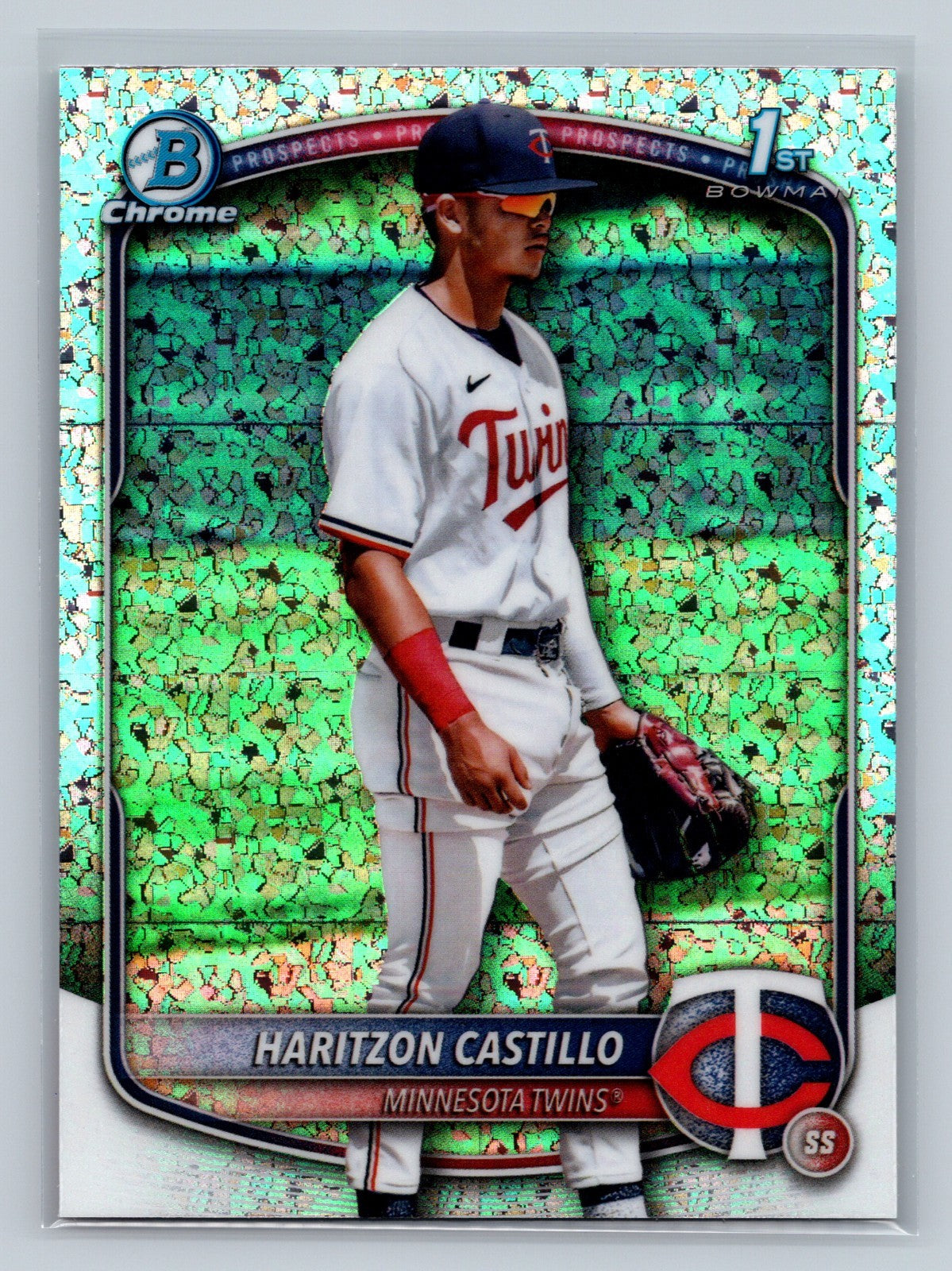 Haritzon Castillo 2025 Bowman Chrome 1st Mini Diamond Refractor #BCP-161 Twins