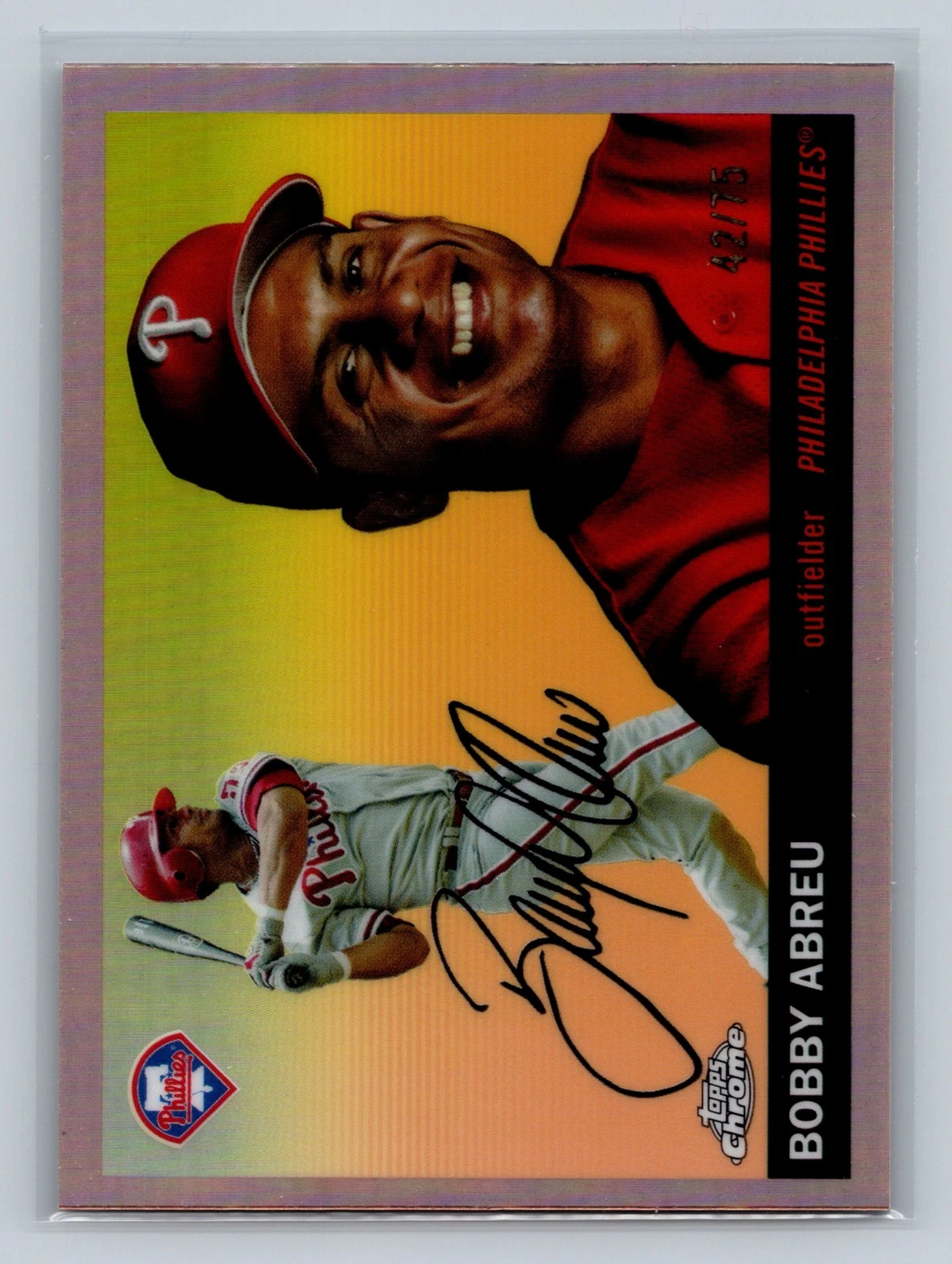 Craig Biggio 2025 Topps Chrome Platinum Anniversary Rose Gold Refractor /50 #402