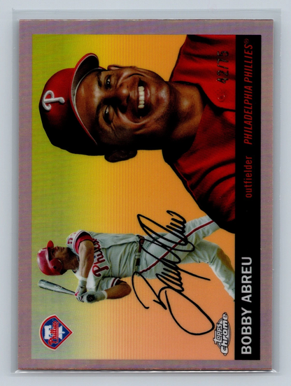 Craig Biggio 2025 Topps Chrome Platinum Anniversary Rose Gold Refractor /50 #402