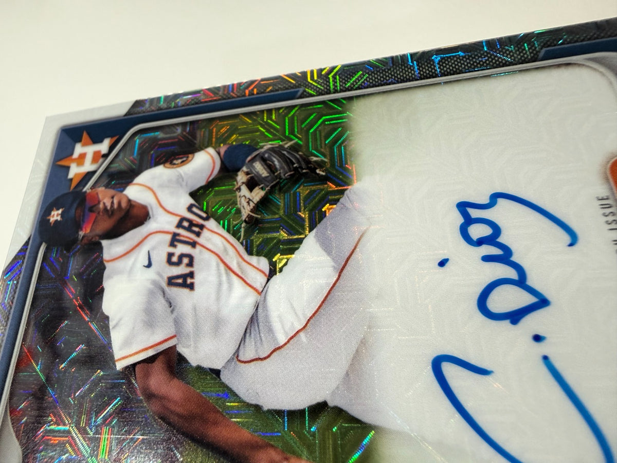 Camilo Diaz 2024 Bowman Chrome Mega Box Mojo Refractor Auto #BMA-CDI Astros