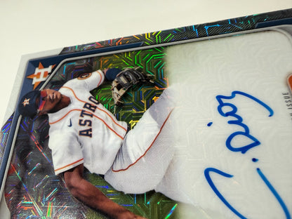 Camilo Diaz 2024 Bowman Chrome Mega Box Mojo Refractor Auto #BMA-CDI Astros