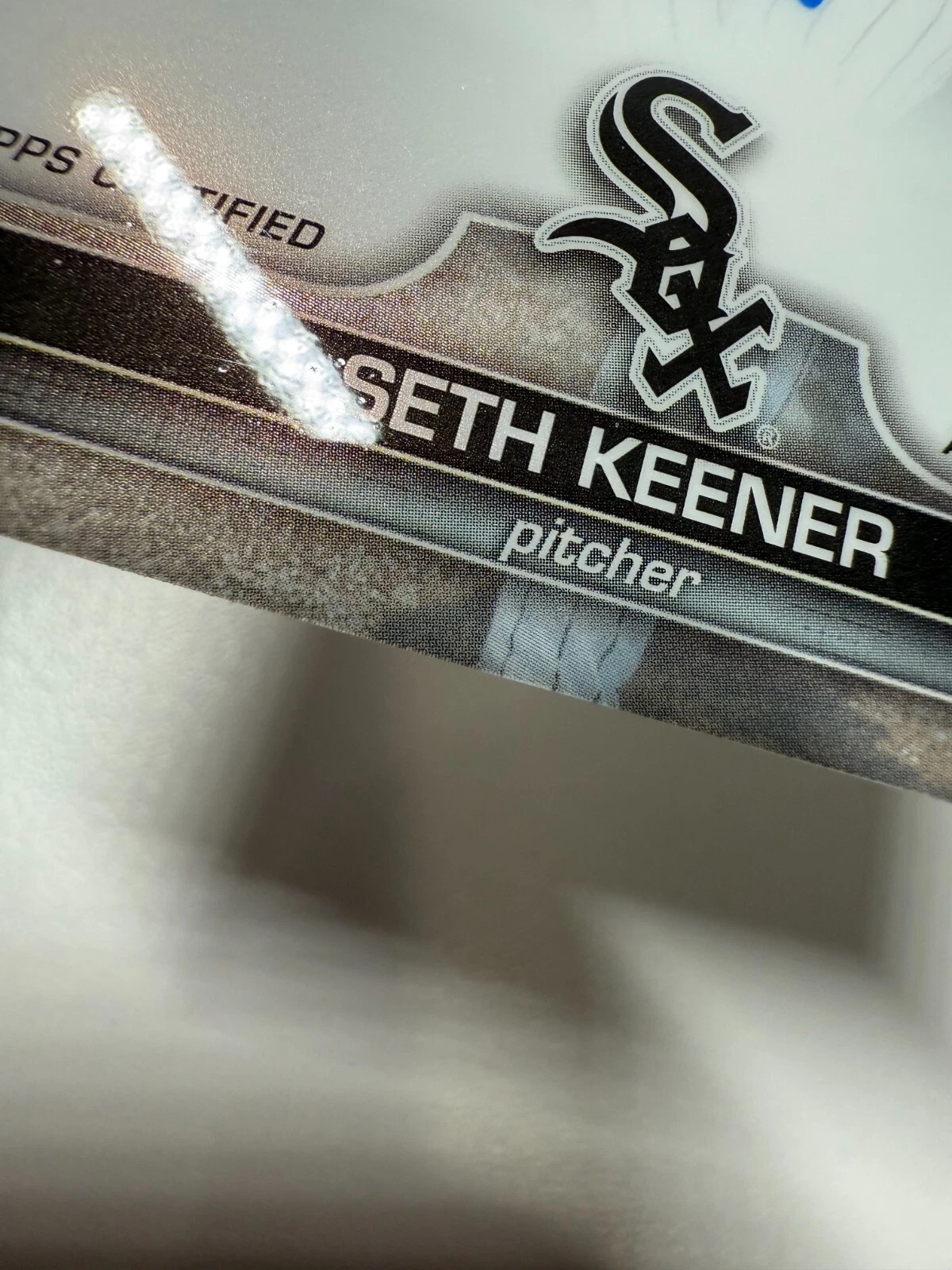 Seth Keener 2023 Bowman Draft Chrome 1st Auto #CDA-SK White Sox