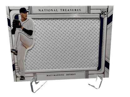 Matt Manning 2022 Panini National Treasures Jumbo Relic RC /99 #RS-MM