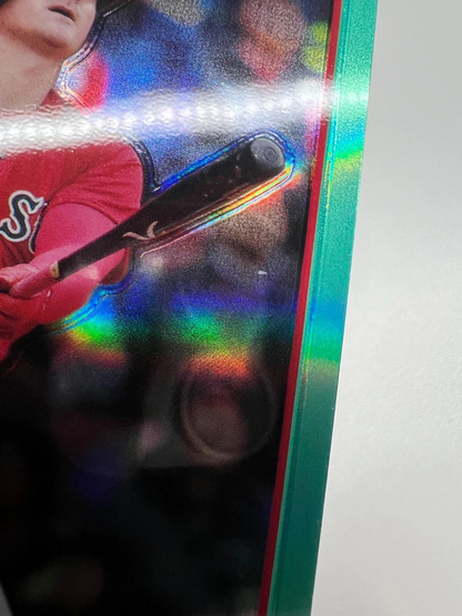 Reese McGuire 2023 Topps Chrome Update Aqua Refractor /199 #USC58 Red Sox