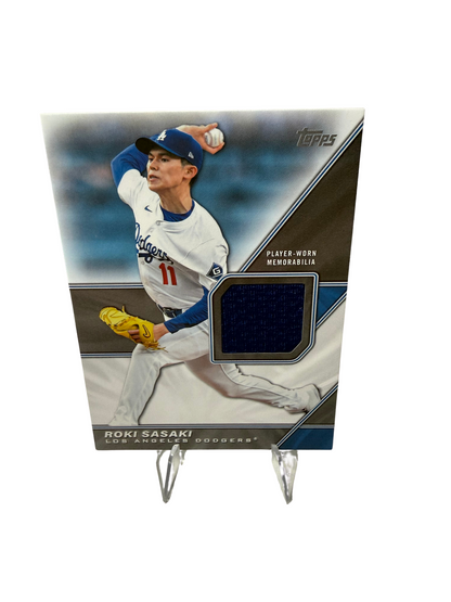 Roki Sasaki 2026 Topps Series 2 Major League Material Relic #MLM2-RS Dodgers