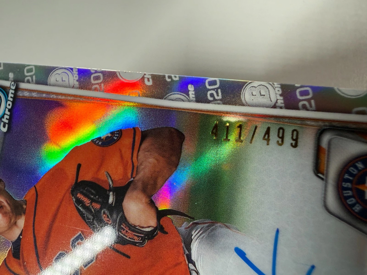Austin Hansen 2020 Bowman Chrome 1st Refractor /499 #CPA-AH Astros