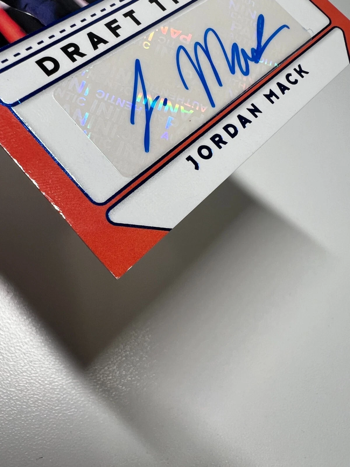Jordan Mack 2020 Panini Contenders Draft Picks Draft Ticket Auto RC #307