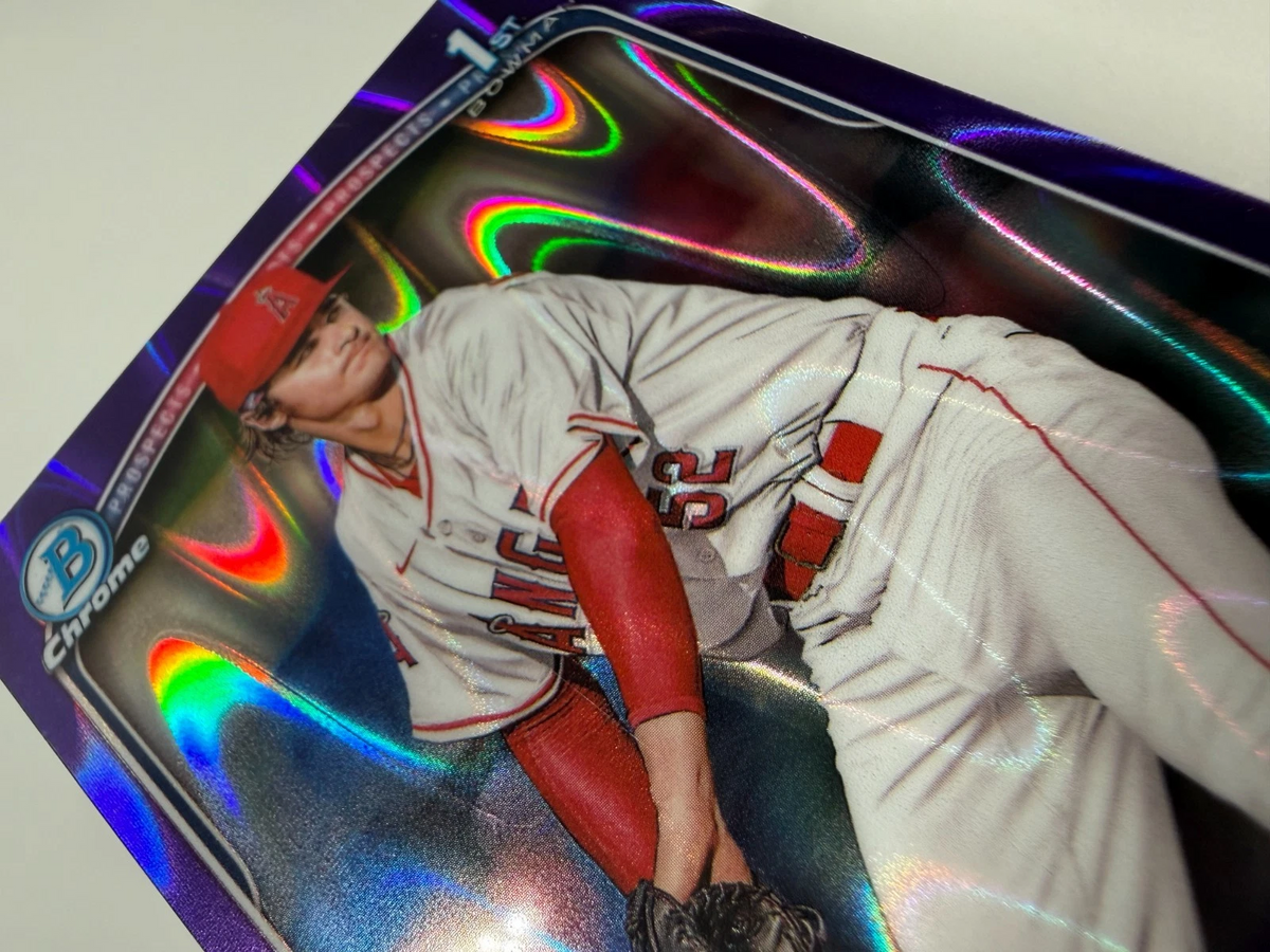 George Klassen 2025 Bowman Chrome 1st Purple RayWave Refractor /250 #BCP-63