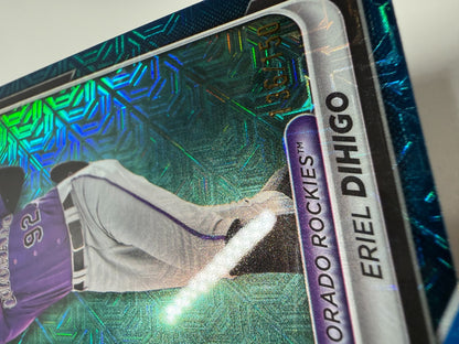 Eriel Dihigo 2024 Bowman Chrome 1st Blue Mojo Refractor /150 #BCP-200 Rockies