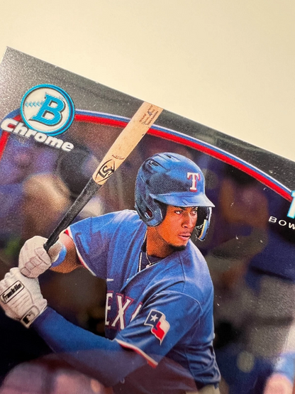 Daniel Mateo 2023 Bowman Chrome 1st Auto #CPA-DMO Rangers
