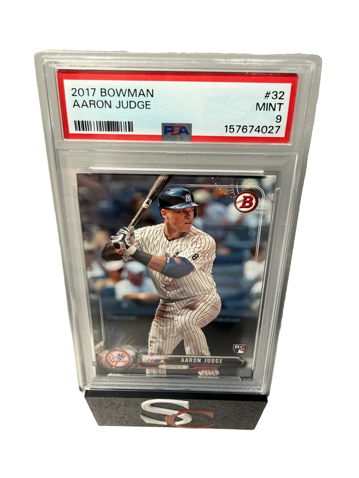Aaron Judge 2017 Bowman RC #32 PSA 9 Mint
