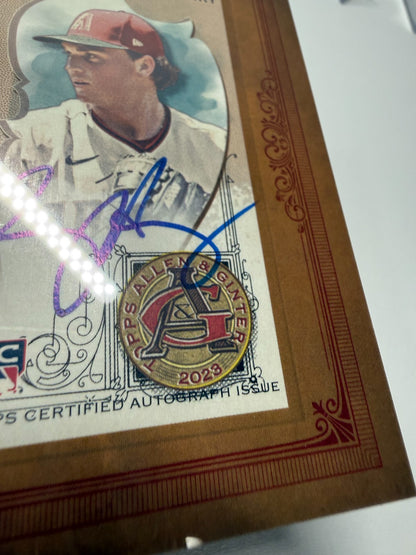 Tommy Henry 2023 Topps Allen & Ginter Framed Mini Auto RC #MA-TH Diamondbacks