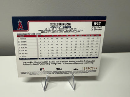 Yusei Kikuchi 2025 Topps Series 2 Gold /2025 #592 Angels