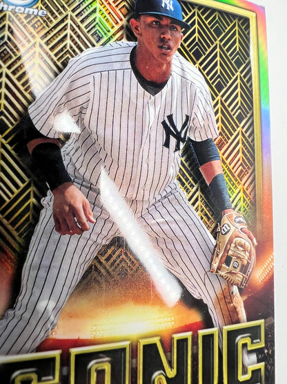 Oswald Peraza 2023 Bowman Chrome Iconic RC #BI-24 Yankees