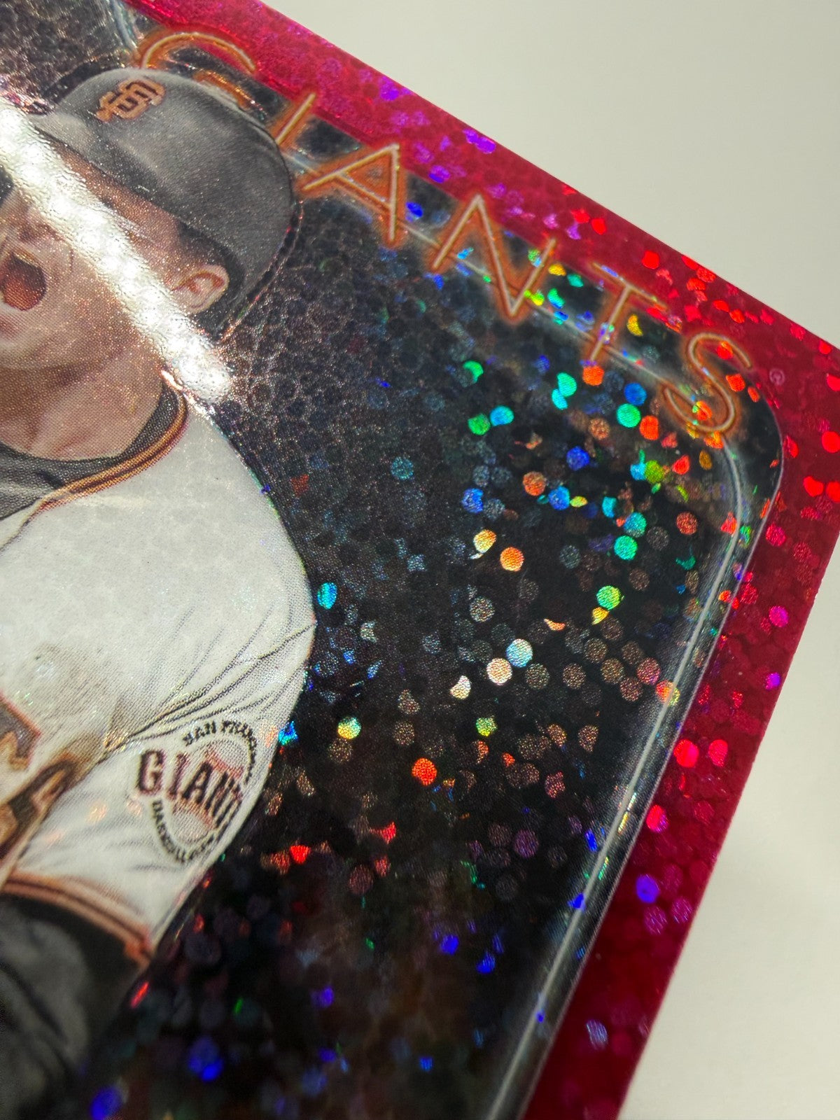 Mike Yastrzemski 2024 Topps Chrome Magenta Speckle Refractor /350 #87 Giants