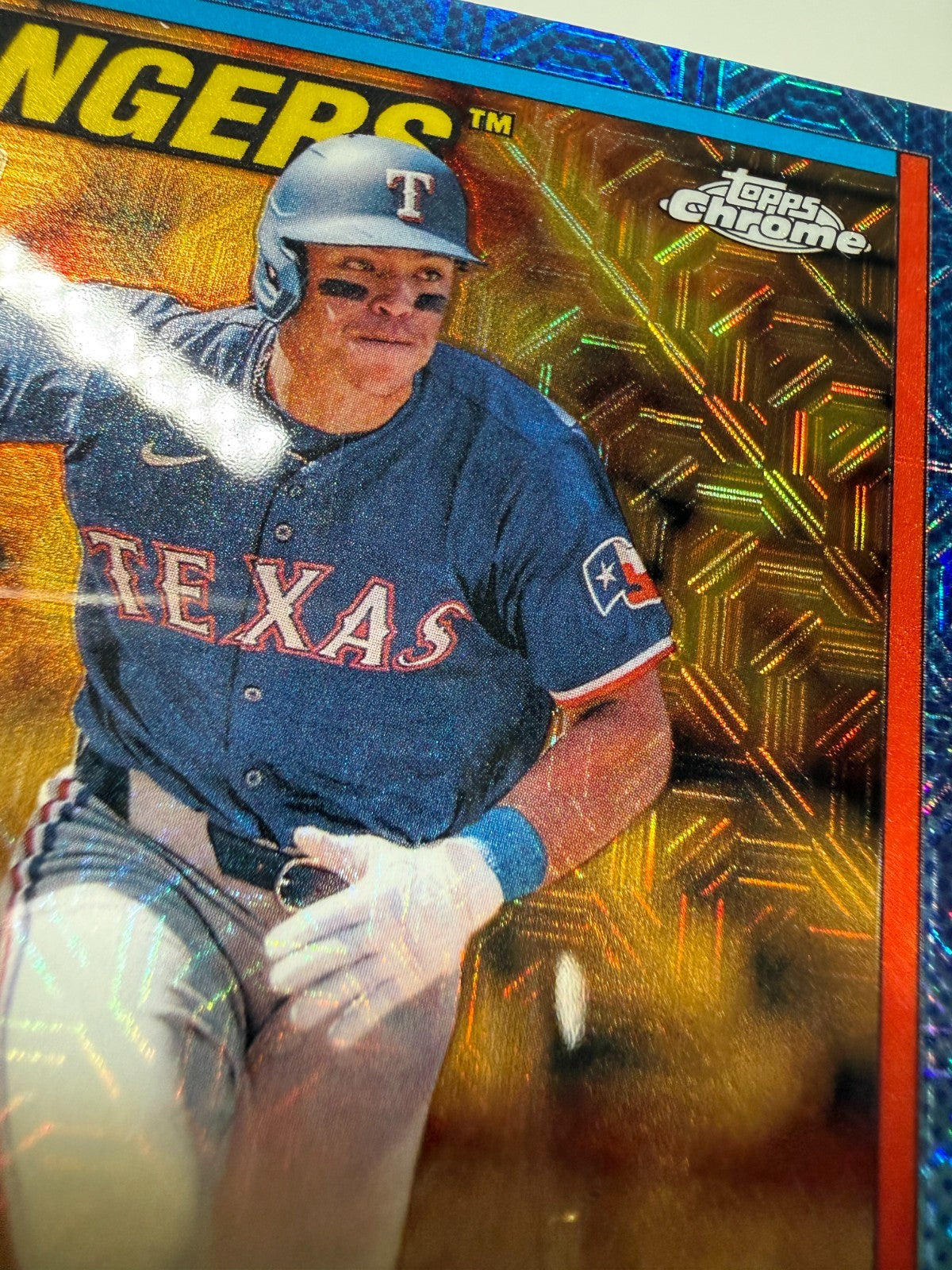 Dustin Harris 2025 Topps Series 2 Gold Mojo Refractor Auto RC /50 #90CA2-DH