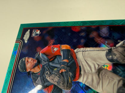 Adrian Del Castillo 2025 Topps Chrome Logofractor Aqua Refractor RC /199 #240