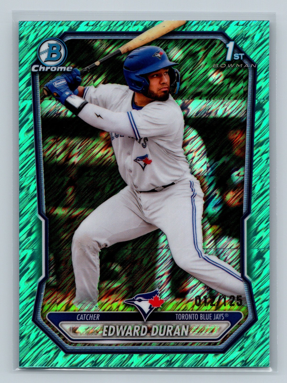 Edward Duran 2026 Bowman Chrome 1st Aqua Shimmer Refractor /125 #BCP-24