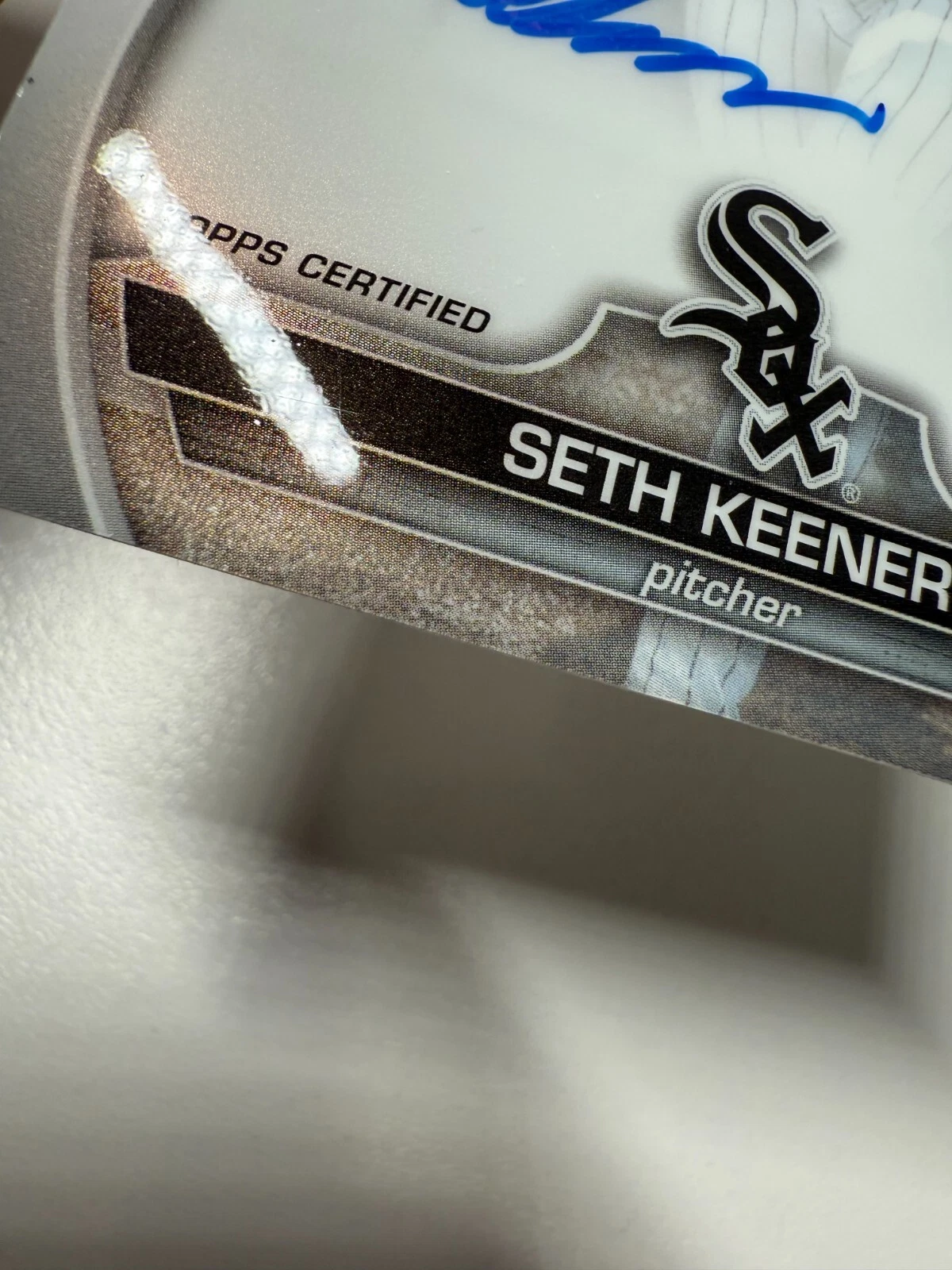 Seth Keener 2023 Bowman Draft Chrome 1st Auto #CDA-SK White Sox