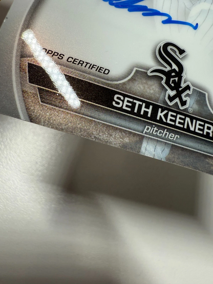 Seth Keener 2023 Bowman Draft Chrome 1st Auto #CDA-SK White Sox