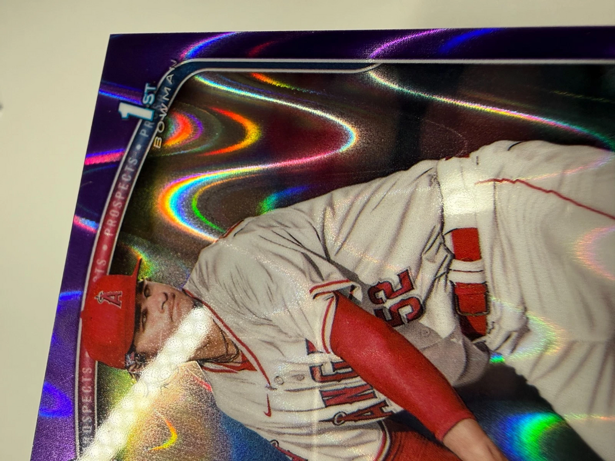 George Klassen 2025 Bowman Chrome 1st Purple RayWave Refractor /250 #BCP-63