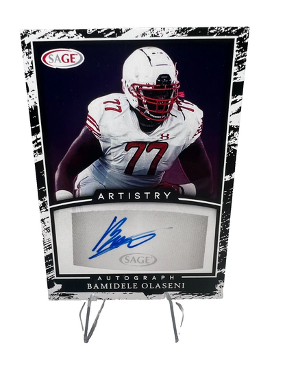 Bamidele Olaseni 2022 Sage Artistry Auto #ABO Jaguars