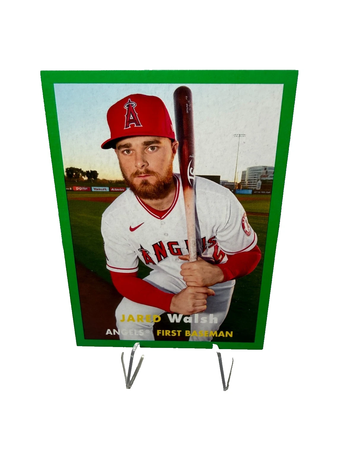 Jared Walsh 2021 Topps Archive Green /125 #21 Angels