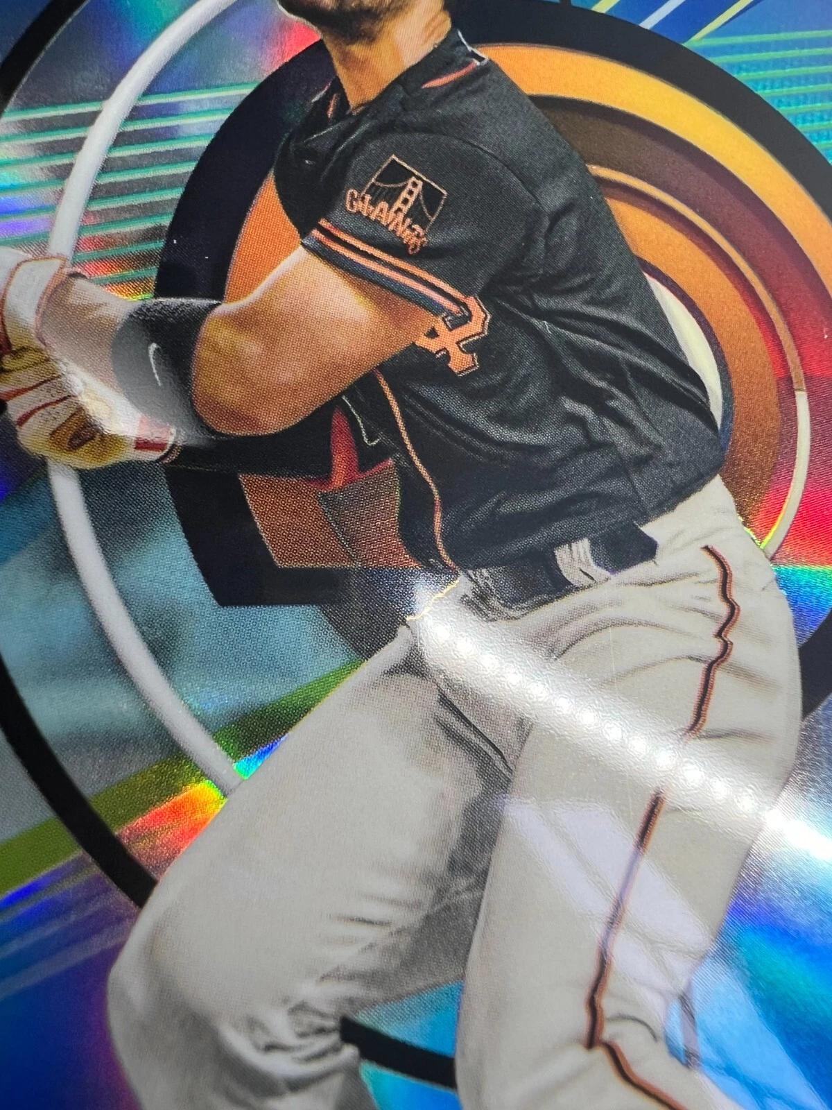 Michael Conforto 2023 Topps Finest Blue Refractor /150 #45 Giants