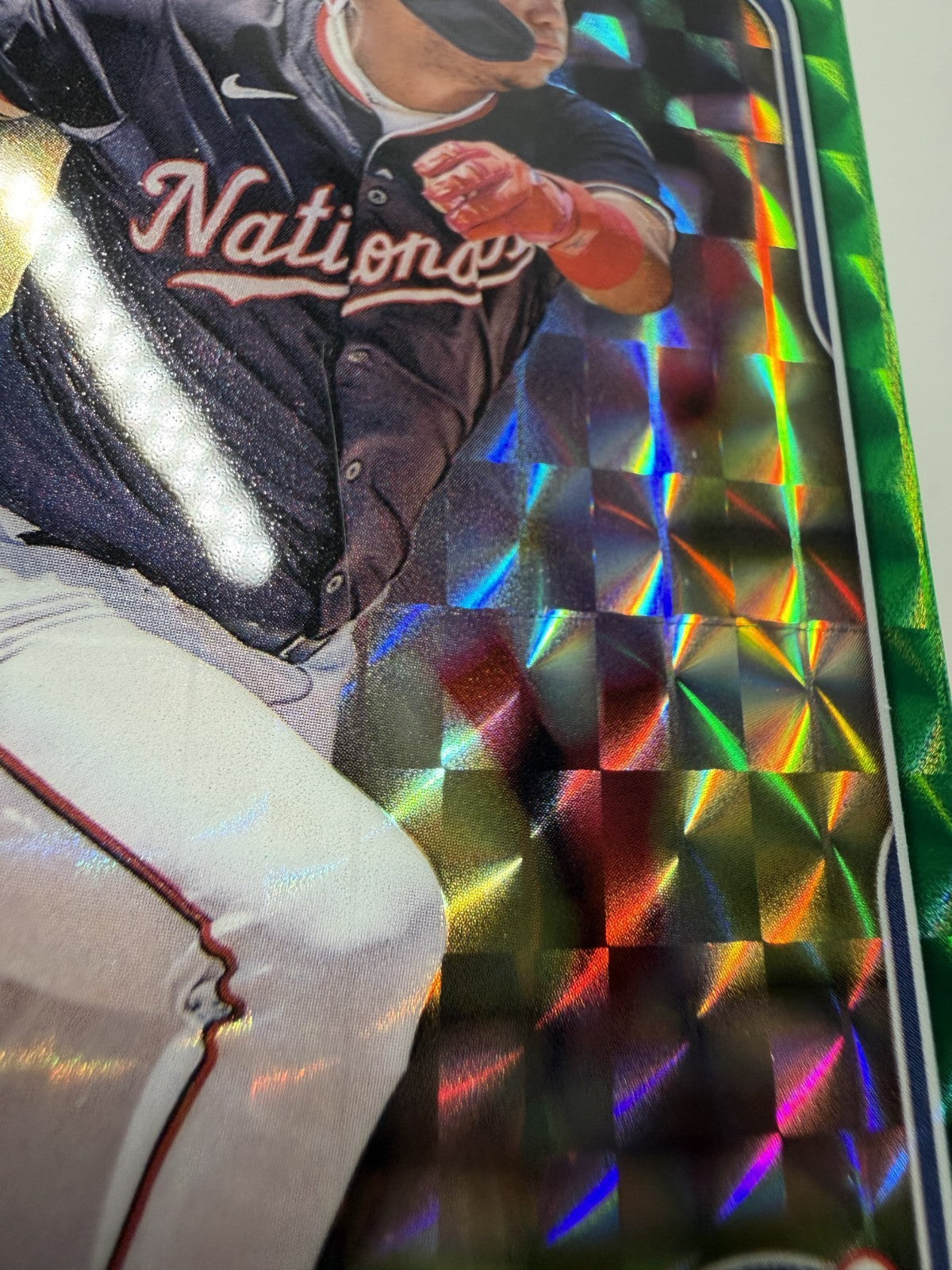 Carlos Tavares 2025 Bowman Chrome 1st Green Geometric Refractor /99 #BCP-28