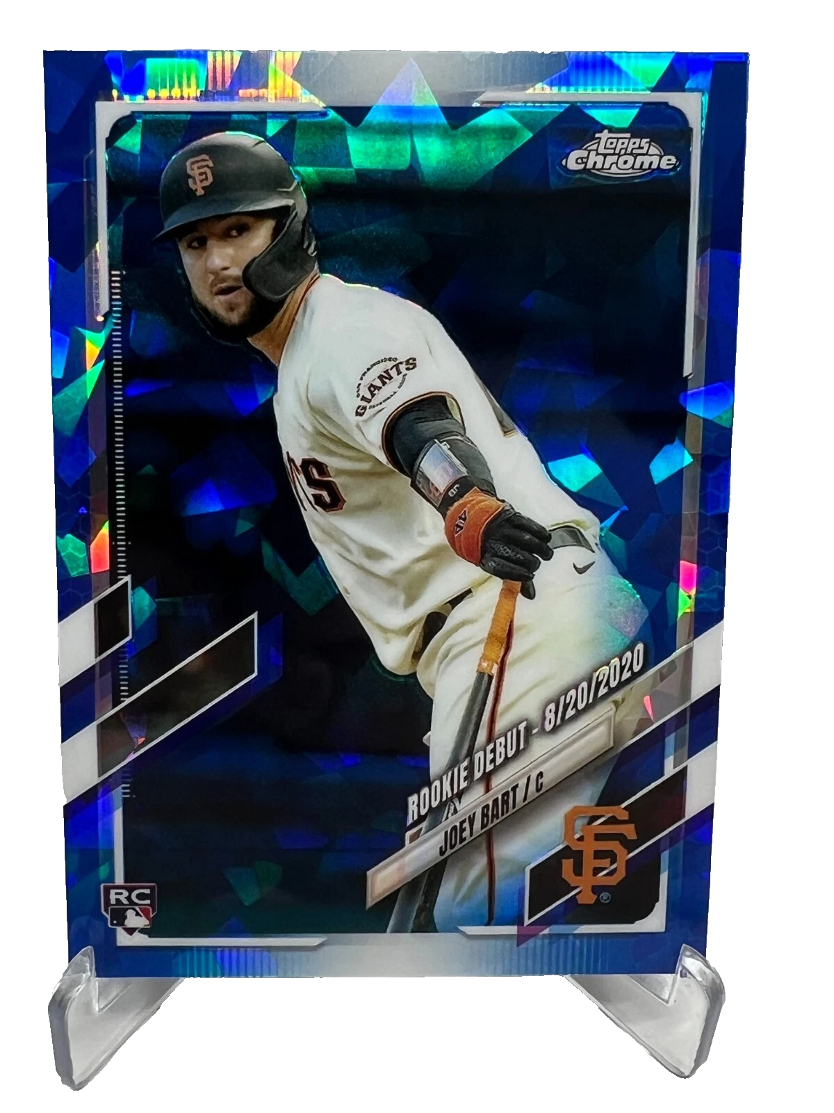 Joey Bart 2021 Topps Chrome Sapphire #US267 Giants