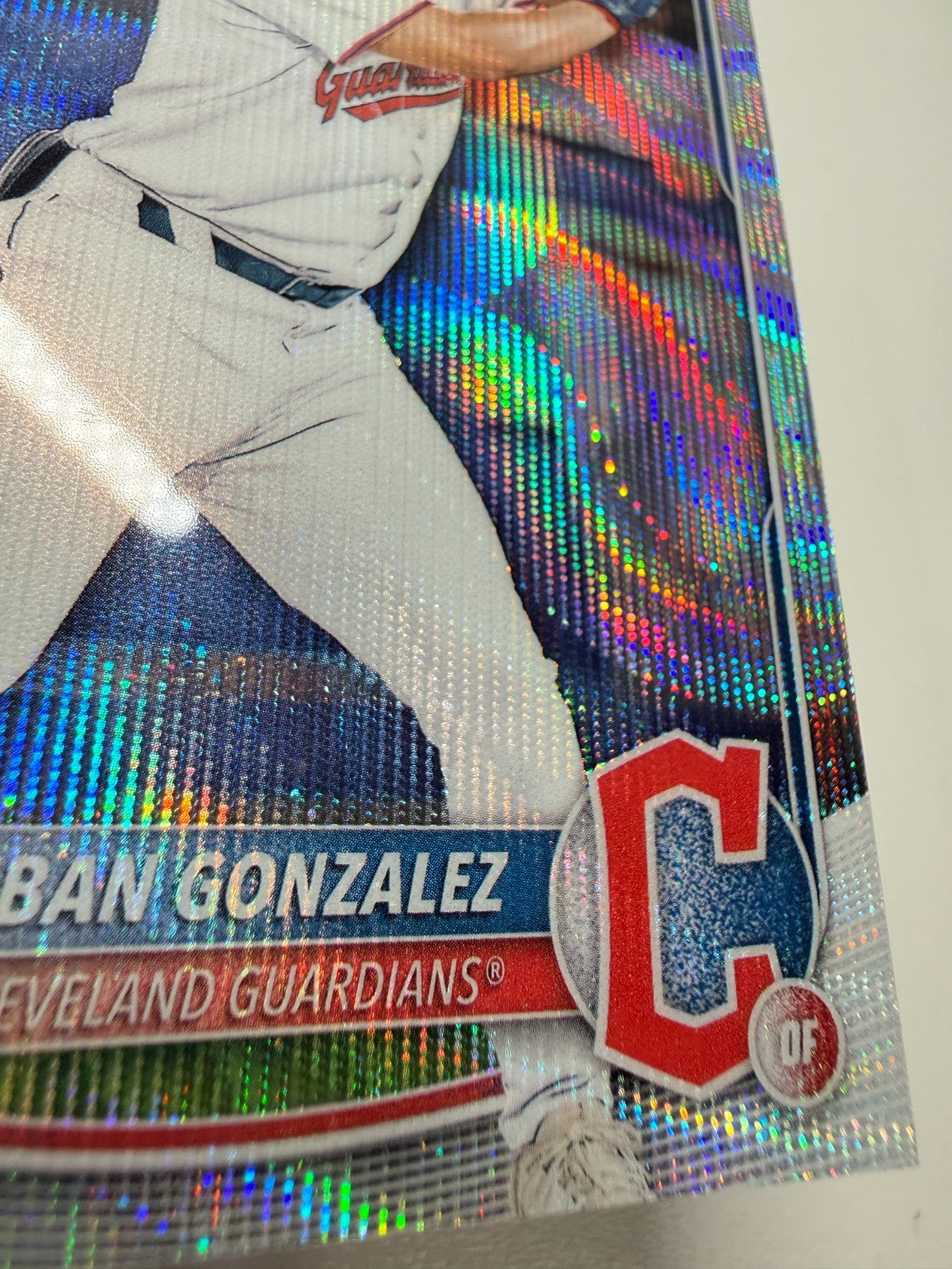 Esteban Gonzalez 2025 Bowman Chrome 1st Wave Refractor /350 #BCP-70 Guardians