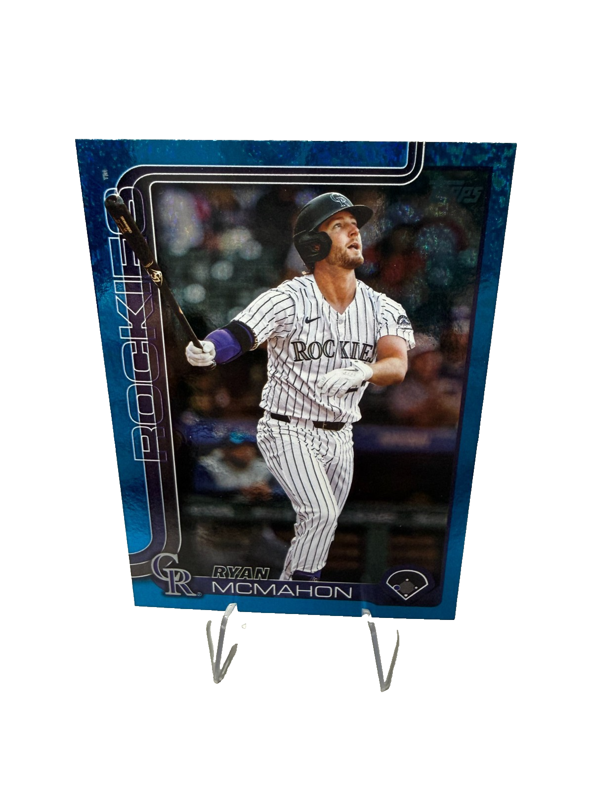 Ryan Mcmahon 2025 Topps Series 2 Blue Holo Foil /150 #360 Rockies