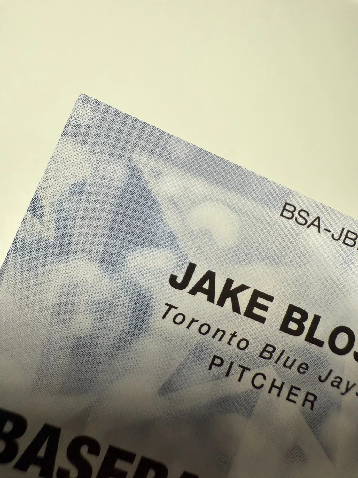 Jake Bloss 2025 Topps Series 1 Baseball Stars Blue Auto /150 #BSA-JBL Blue Jays